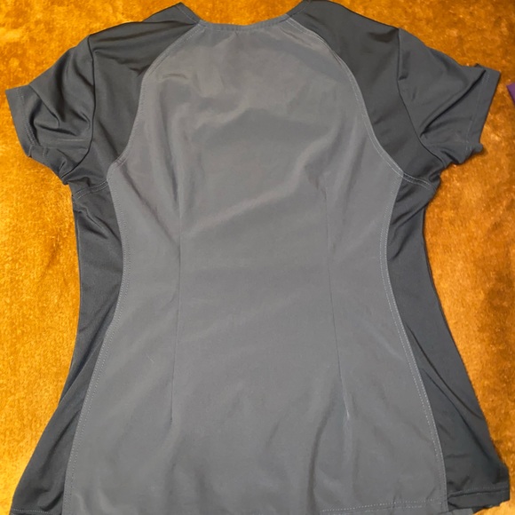 Gray Smitten Scrub Top - Picture 3 of 3